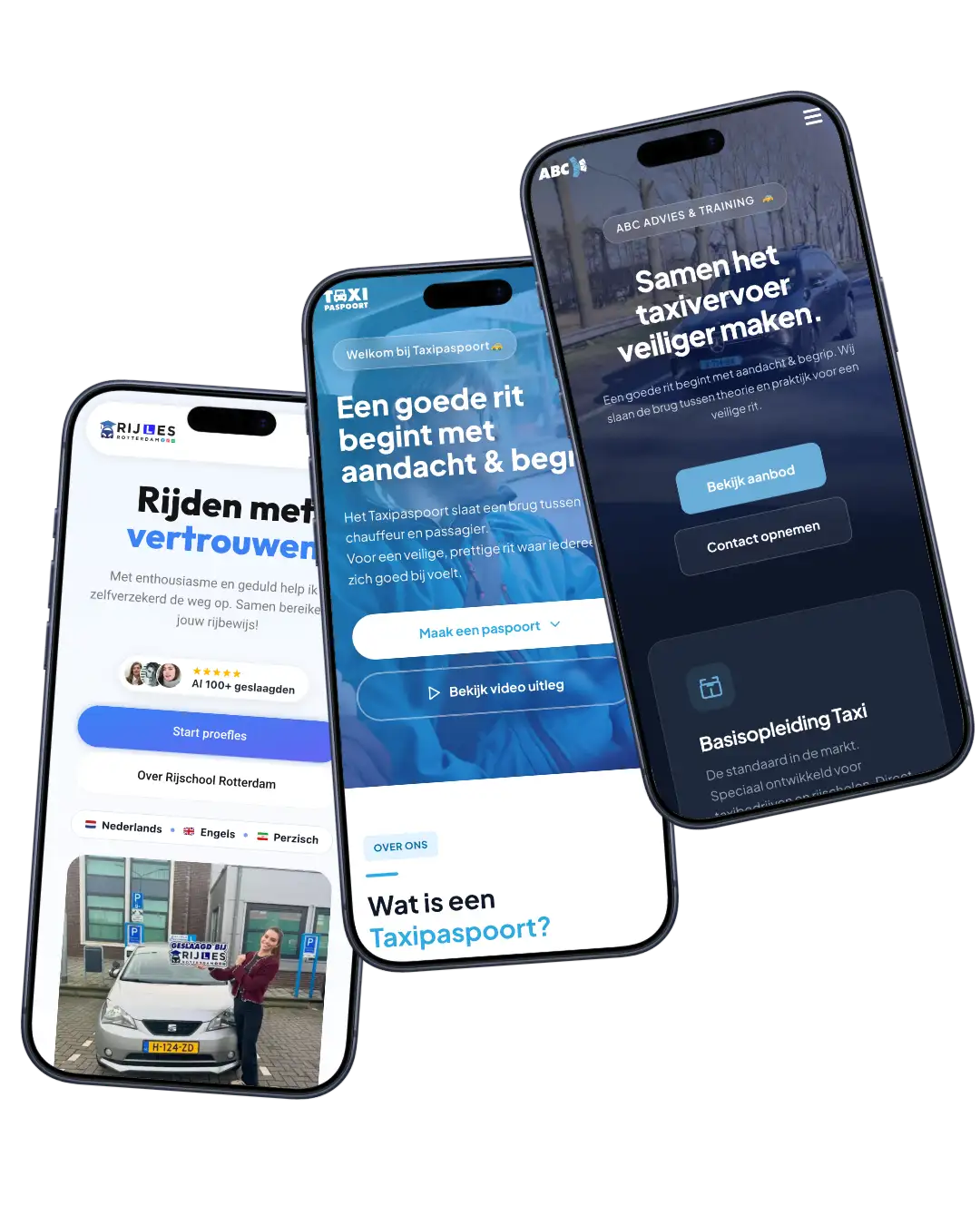 Areza Website Mockup