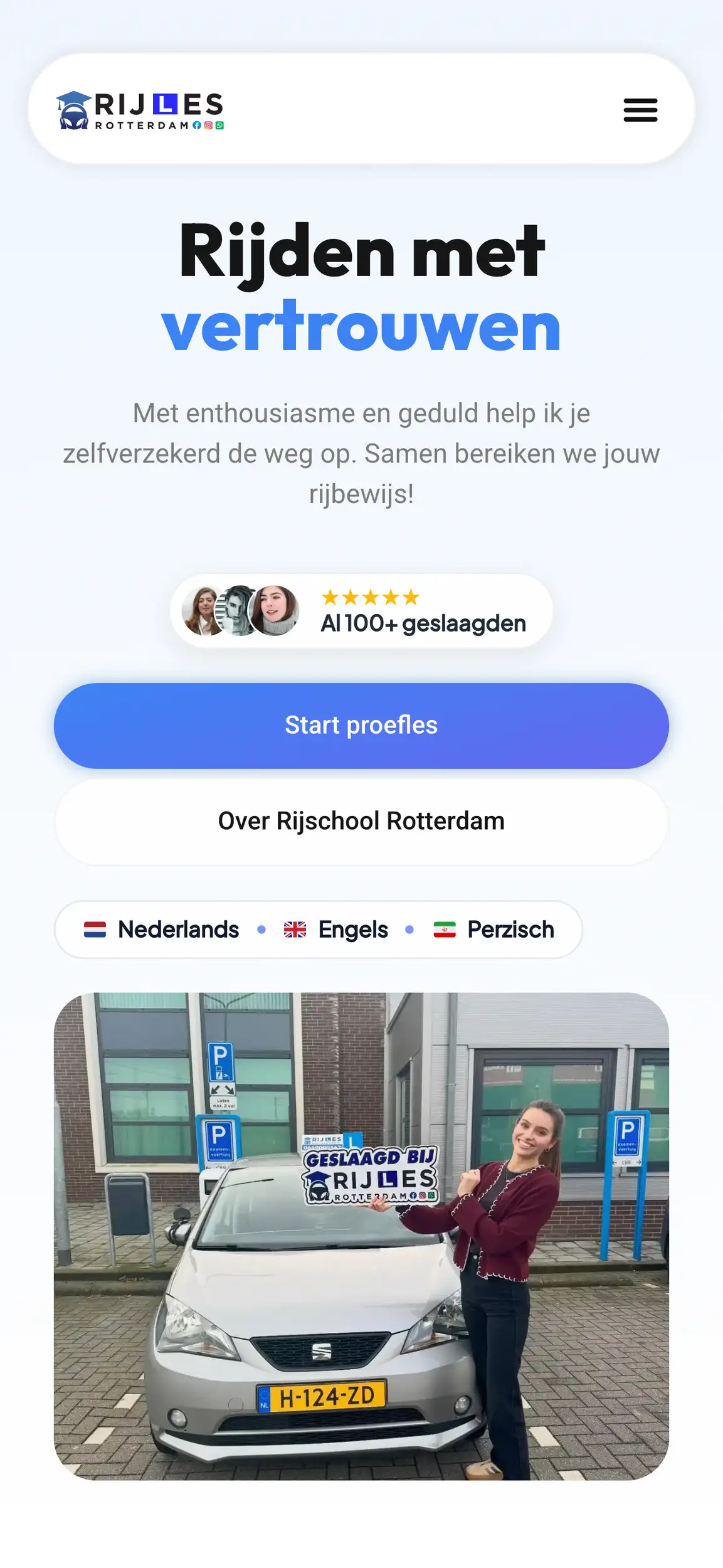 Website laten maken case - mobiel screenshot 1