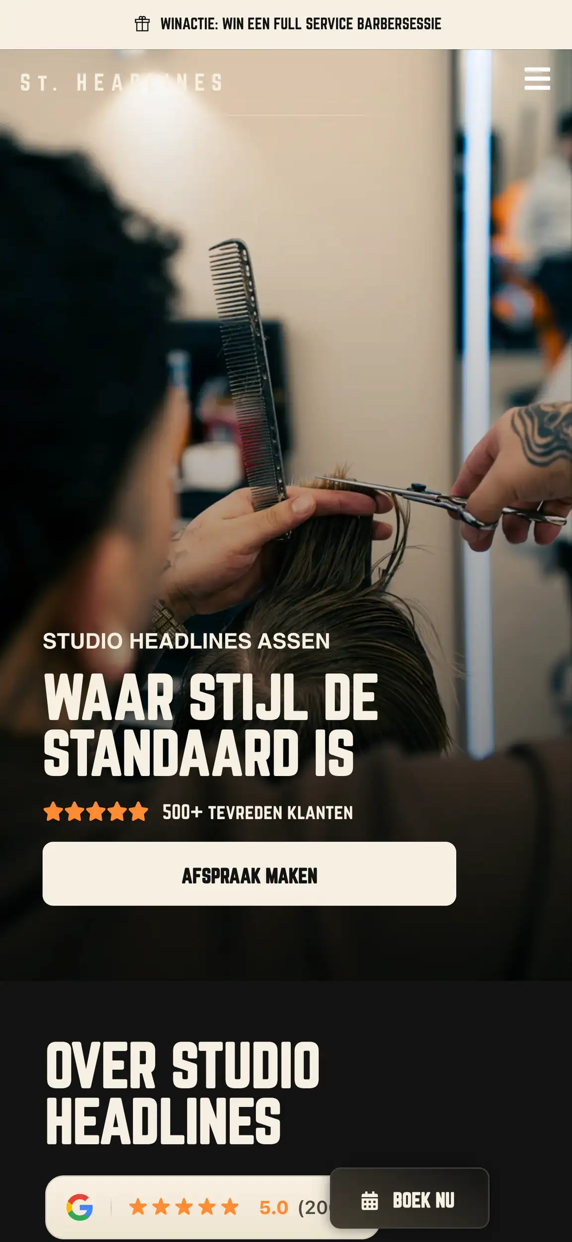 Website laten maken case - mobiel screenshot 1